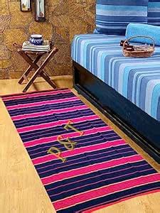 Buy P&T Acrylic Dari Multi Colour 3 FT X 6 FT (Approx.) Cotton Durrie ...