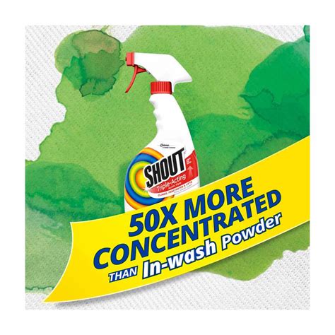 Buy Shout Active Enzyme Laundry Stain Remover Spray, Triple-Acting ...