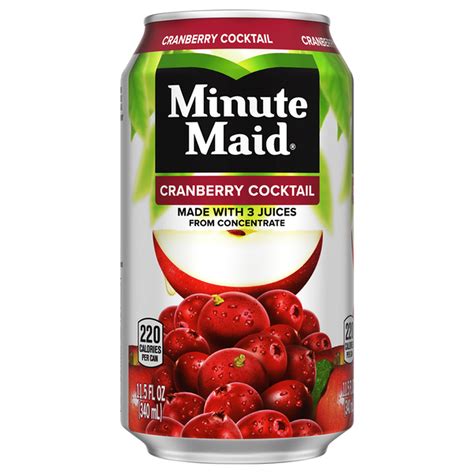 Minute Maid Cranberry Cocktail (11.5 fl oz) Delivery or Pickup Near Me ...
