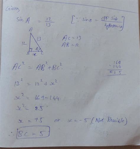 if sinA=12/13 find the value of sin^2A-cos^2A/2sinAcosA x1/tan^2A ...