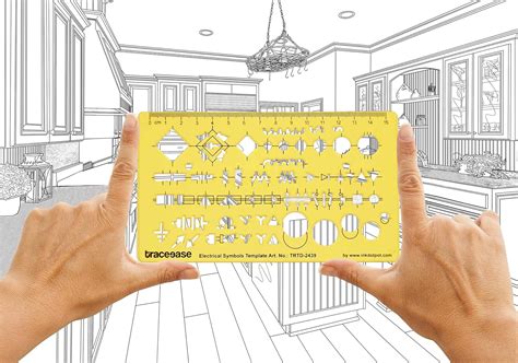 Buy Traceease Electrical Drafting Electrical Symbols Template Drawing ...