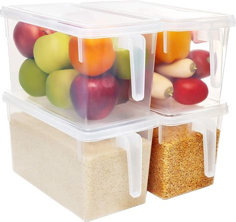 Buy Rylan Fridge Storage Boxes With Lid Fridge Organizers Storage Box ...