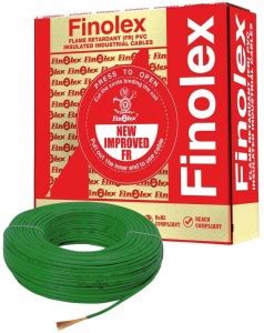 FINOLEX PVC 1 sq/mm Green 90 m Wire Price in India - Buy FINOLEX PVC 1 ...
