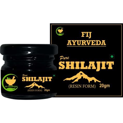 Buy FIJ AYURVEDA PURE AYURVEDIC SHILAJIT/SHILAJIT RESIN (SEMI LIQUID ...