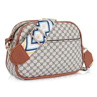 Buy DANIEL CLARK Geometric Print Crossbody sling Bag with Adjustable ...