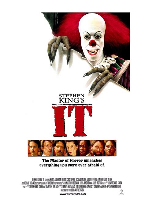 "It" 1990 Stephen King Retro Movie Poster A0-A1-A2-A3-A4-A5-A6-MAXI 596 ...