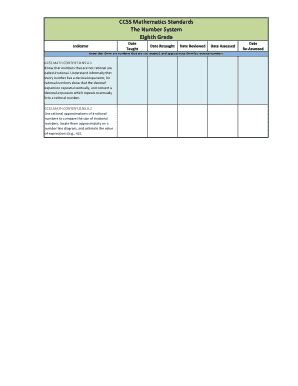 Fillable Online CCSS Mathematics Standards Fax Email Print - pdfFiller