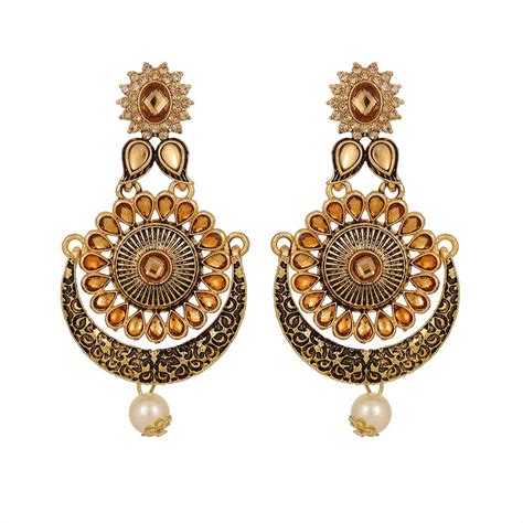 Buy Piah Gold Plated LCT Traditional Indian Bollywood Ethnic Wedding ...