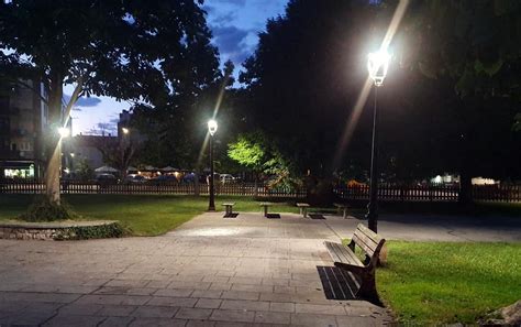 Concluida la renovación del alumbrado público en el parque Posada ...