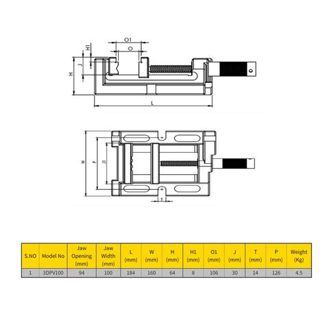 Buy Nicon 3 Way Unigrip Drill Press Vise N-170 3DPV100 Online - Technocart