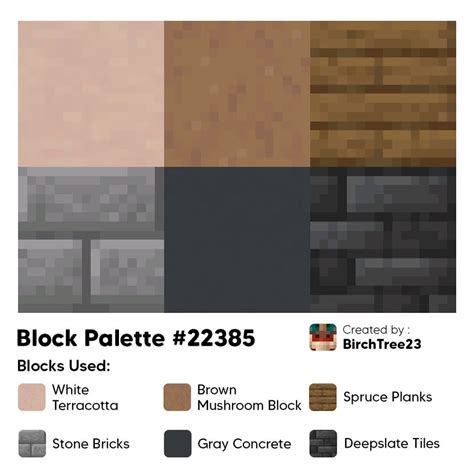 Block Palettes on Instagram: "Palette 22385 Created by : BirchTree23 DM ...
