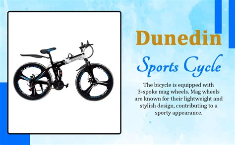 Buy Dunedin Bikes X6 Foldable Dual Sports Bicycle With 3 Spoke Mag ...