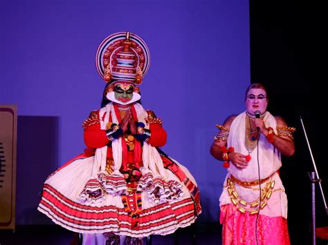 A Kathakali dance program was organized in the Rai Umanath Bali ...