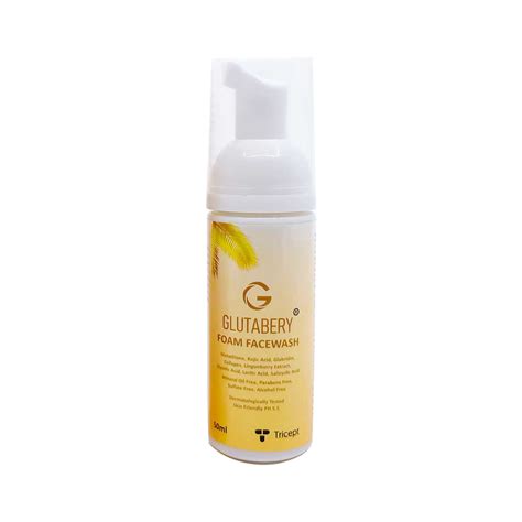 Glutabery Foam Facewash, 50ml – ClickOnCare