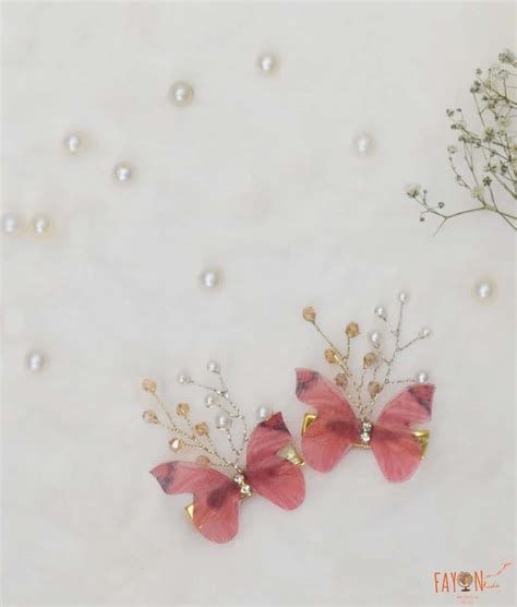 Buy Red Butterfly Hair Accessory for Girls In India – FayonKids