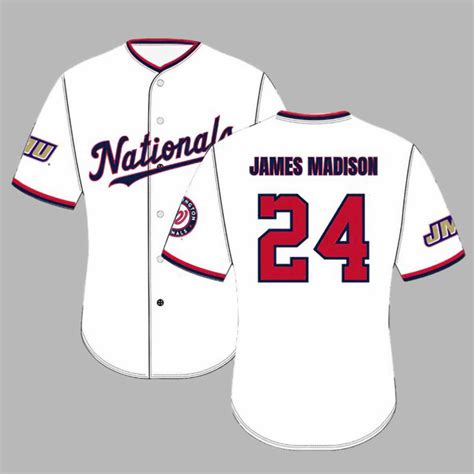 Nationals James Madison University Day Jersey 2024 Giveaway - Mofeetee