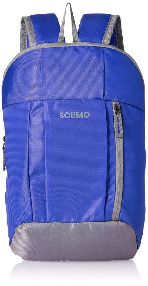 Amazon Brand - Solimo Hiking Day Backpack, 10L, Blue : Amazon.in: Fashion