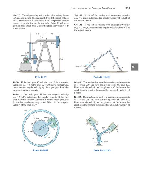 Instantaneous Center OF ZERO Velocity -16-97. The oil pumping unit ...