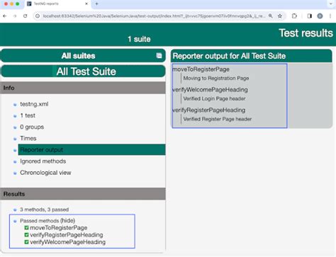 Image result for Selenium Java Test Reporting in HTML
