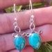 Buy Turquoise Earring,sterling Sliver,blue Gemstone Earring,boho ...