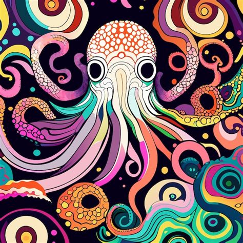 Image result for Colorful Octopus