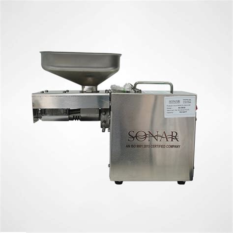 Sonar Appliances Pvt. Ltd. - Manufacturer of Cold Press Oil Machine ...