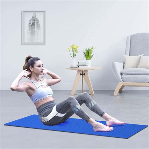Buy BEATXP BLUE COLOR (4MM) EVA YOGA MAT FOR WOMEN & MEN|TEXTURED ...