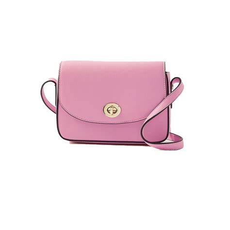 Accessorize London Women's Faux Leather Pink Lexi Lock Sling bag ...