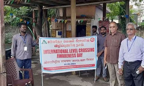 Chennai Division of Southern Railway observes international level ...