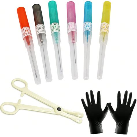Kit de Piercing Corporal, Agulhas de Cateter IV para Piercing ...