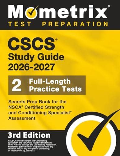 Buy CSCS Study Guide 2026-2027 - 2 Full-Length Practice Tests, Secrets ...