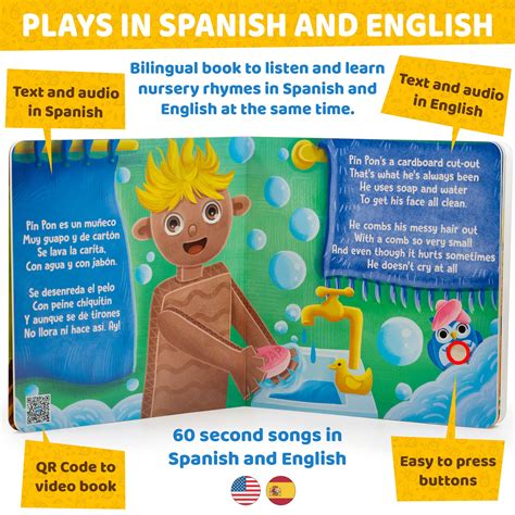 Typical Spanish Nursery Rhymes - Bilingual English & Spanish Sound Boo ...