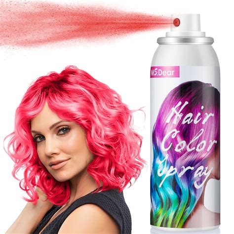 Temporary Hair Color Wax Red Hair Spray Temporary for Youth Kids Adult ...
