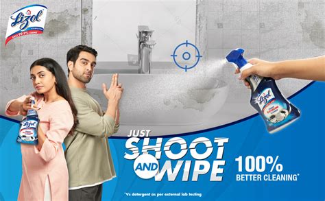 Lizol 450ml, Bathroom Cleaner Spray | Limescale Remover Suitable for ...