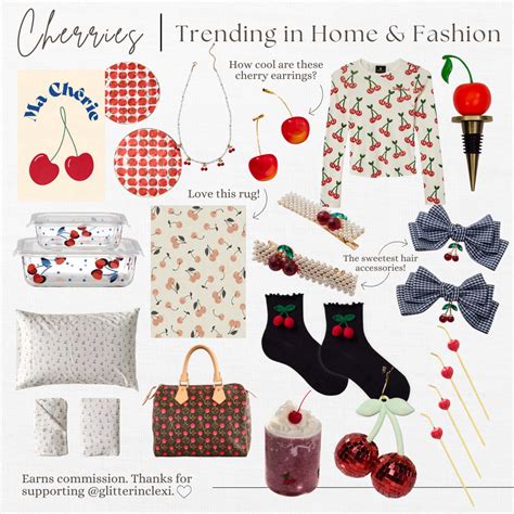 Trending in Home & Fashion: Cherries and Cherry Prints - Glitter, Inc.