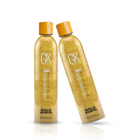 Buy GK Hair Global Keratin Gold Shampoo 250 ml Online - GK Hair® India