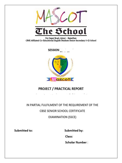 Image result for Python Practical File Front Page Format in Word