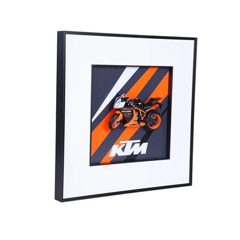 3D KTM Racing Bike Decorative Wall Frames – 40x40 cm | Perfect for Rac ...