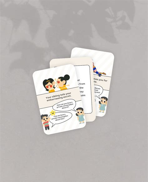 Conflict Resolution Skill Cards for Kids - Secret Weapon