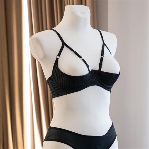 Open Quarter Cup Bra for Large Bust, Open Cupless Bra, Shelf Bra Open Plus Size, 1/4 Cup Bra ...