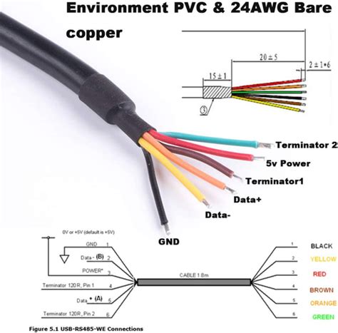 FTDI USB-RS485-WE-1800-BT cabo, USB para RS485 | Ubuy India