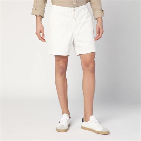 Polo Ralph Lauren White bermuda shorts Stretch Classic-Fit | TheDoubleF