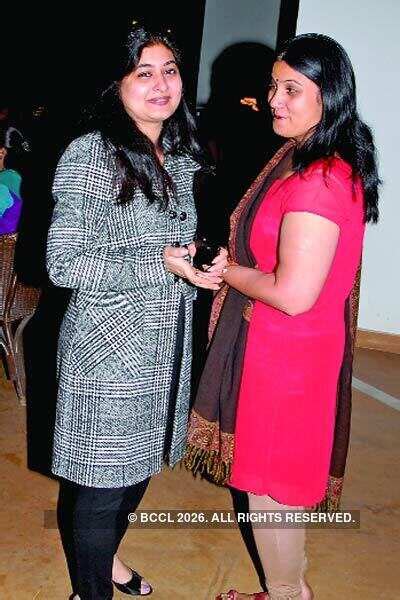 Anu Maheshwari with her friend at Sanjay Kahnoria's 43rd birthday party ...