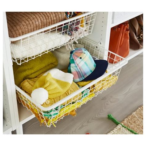 HJÄLPA wire basket, white, 80x55 cm (311/2x215/8") - IKEA