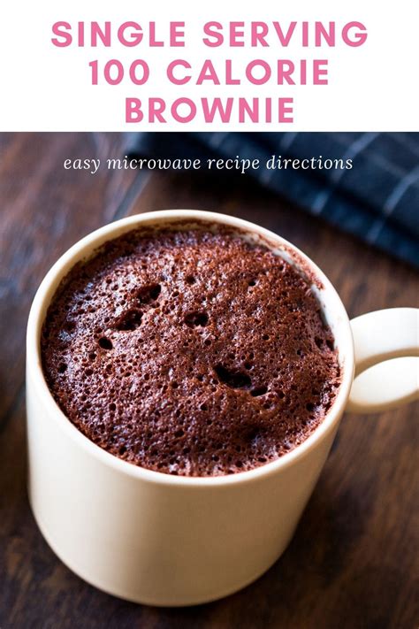 100 Calorie Brownie - Healthy Single Serving Brownie Recipe | Recipe ...