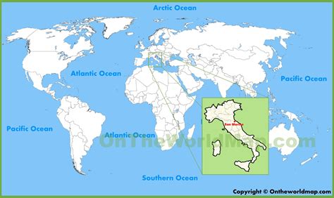 San Marino Map Location