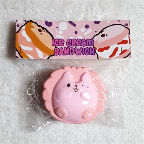 スクイーズ cutie creative 海外 ハリネズミアイスクリームサンドイッチ 新品 | PJAS J