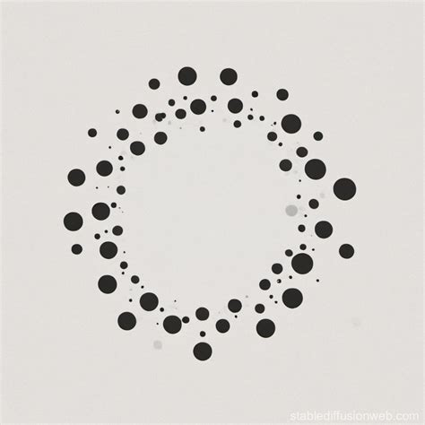 Circle Dot Pattern | Stable Diffusion Online