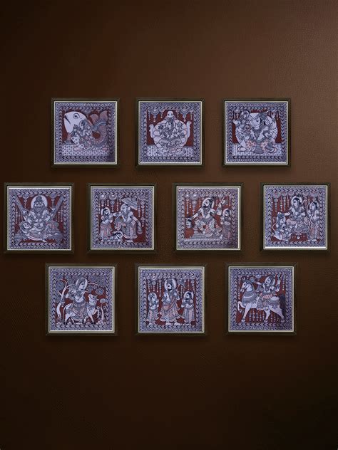 Buy The ten Avatars of Vishnu Paintings by Harinath.N