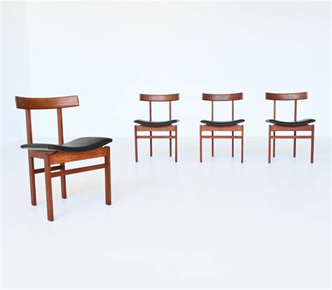 Inger Klingenberg model 193 dining chairs by France & Son, Denmark 1960 ...